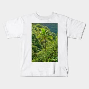 Iao Valley State Monument Study 3 Kids T-Shirt